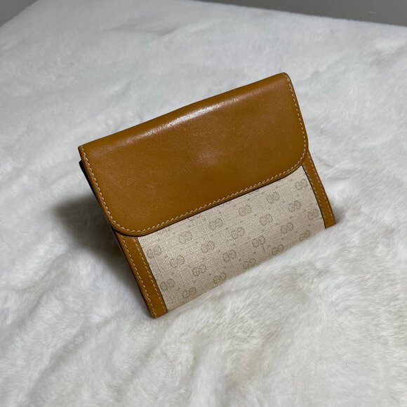 Gucci GG Vintage Monogram Guccissima Leather Compact Wallet Kisslock Clasp - Picture 3 of 15